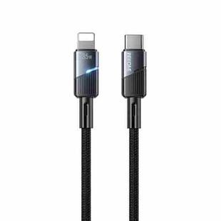 WK WDC-37 Intelligent Power-off 1m PD35W Type-C to 8 Pin Fast Charging Data Cable(Black)