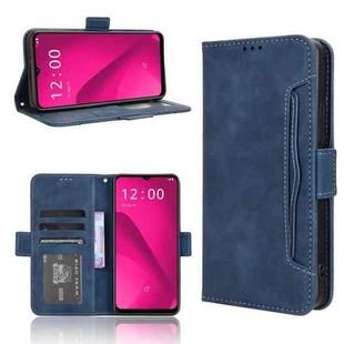 For T-Mobile Revvl 7 5G Skin Feel Calf Texture Card Slots Leather Phone Case(Blue)