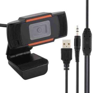 1080P 25fps HD Computer Camera Integrated Microphone USB Web Cam(Black)