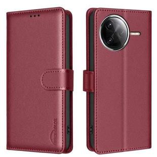 For Redmi K80 / K80 Pro Litchi Texture RFID Anti-theft Leather Phone Case(Red)