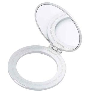 CPS-053 Magnetic Folding Phone Ring Holder with Mirror(Silver)