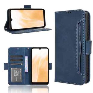 For Fujitsu Arrows We2 Skin Feel Calf Texture Card Slots Leather Phone Case(Blue)