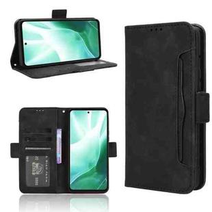 For Fujitsu Arrows We2 Plus Skin Feel Calf Texture Card Slots Leather Phone Case(Black)