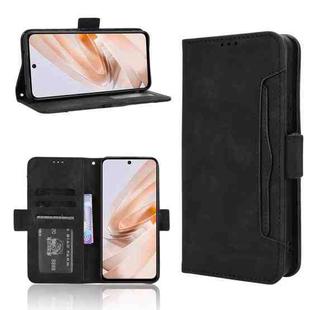 For Redmi 13 4G / Note 13R 5G Skin Feel Calf Texture Card Slots Leather Phone Case(Black)