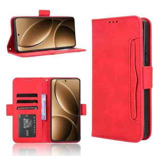 For Redmi K80 / K80 Pro Skin Feel Calf Texture Card Slots Leather Phone Case(Red)