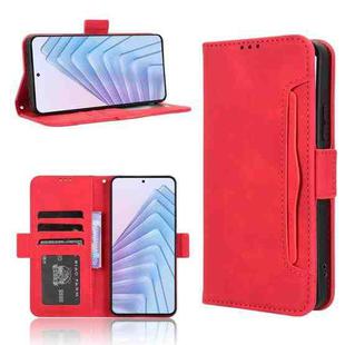 For Redmi Note 14 4G 164.84mm EU Version Skin Feel Calf Texture Card Slots Leather Phone Case(Red)