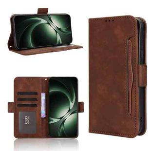 For Redmi K80 Ultra Skin Feel Calf Texture Card Slots Leather Phone Case(Brown)