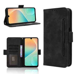 For Samsung Galaxy M36 5G Skin Feel Calf Texture Card Slots Leather Phone Case(Black)