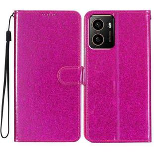 For HMD Pulse+ Glitter Powder Flip Leather Phone Case(Rose Red)