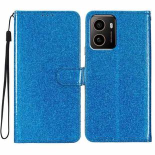 For HMD Pulse+ Glitter Powder Flip Leather Phone Case(Blue)