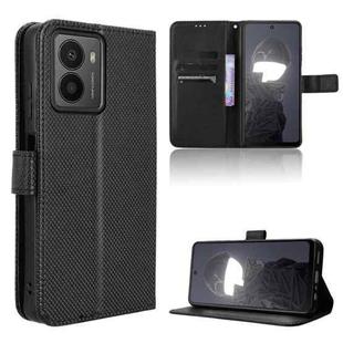 For HMD Fusion 5G Diamond Texture Leather Phone Case(Black)