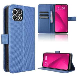 For T-Mobile Revvl 7 5G Diamond Texture Leather Phone Case(Blue)