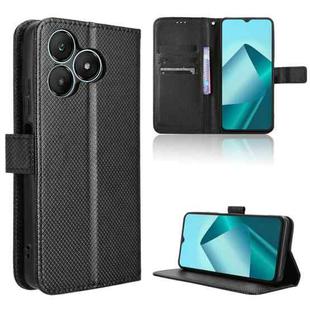 For Wiko T20 Diamond Texture Leather Phone Case(Black)