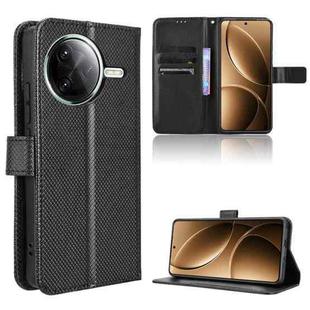 For Redmi K80 / K80 Pro Diamond Texture Leather Phone Case(Black)