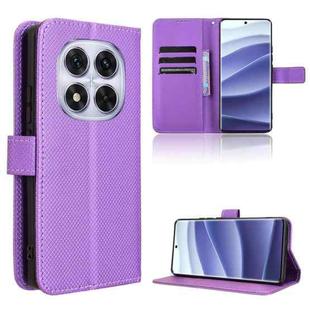 For Redmi Note 14 Pro+ 5G Diamond Texture Leather Phone Case(Purple)