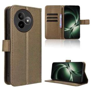 For Redmi K80 Ultra Diamond Texture Leather Phone Case(Brown)