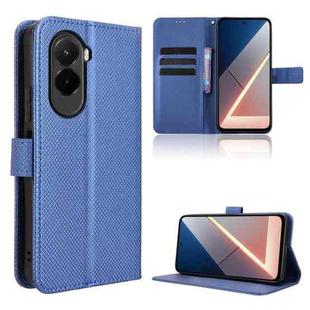 For Xiaomi Poco M7 4G 169mm Diamond Texture Leather Phone Case(Blue)