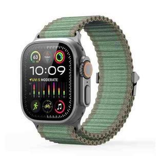 For Apple Watch Ultra 2 49mm DUX DUCIS YC Series Ocean Nylon Watch Band(Green)