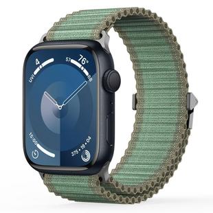 For Apple Watch Series 9 41mm DUX DUCIS YC Series Ocean Nylon Watch Band(Green)