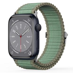 For Apple Watch Series 8 41mm DUX DUCIS YC Series Ocean Nylon Watch Band(Green)