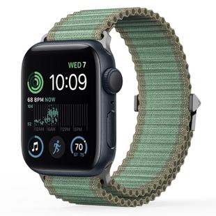 For Apple Watch SE 2022 40mm DUX DUCIS YC Series Ocean Nylon Watch Band(Green)