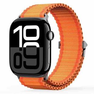 For Apple Watch Series 10 46mm DUX DUCIS YC Series Ocean Nylon Watch Band(Orange)