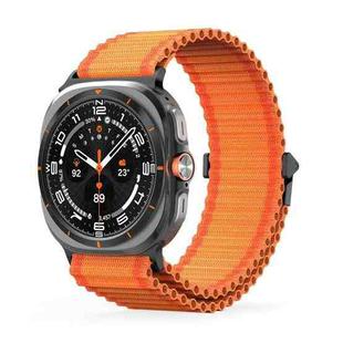 For Samsung Galaxy Watch Ultra 47mm DUX DUCIS YC Series Ocean Nylon Watch Band(Orange)