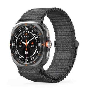 For Samsung Galaxy Watch Ultra 47mm DUX DUCIS YC Series Ocean Nylon Watch Band(Dark Grey)