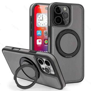 For iPhone 16 Pro Max Yashi 360 Degree Rotating MagSafe Holder Phone Case(Grey)