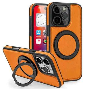 For iPhone 16 Pro Yashi 360 Degree Rotating MagSafe Holder Phone Case(Orange)