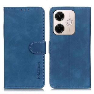 For Redmi 13X KHAZNEH Retro Texture Flip Leather Phone Case(Blue)
