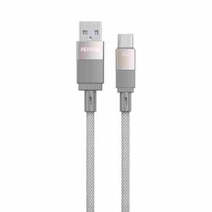 WK WDC-45 Magneto Series 1m 66W USB to Type-C Fast Charging Magnetic Data Cable(Grey)