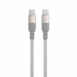 WK WDC-46 Magneto Series 1m 65W Type-C to Type-C Fast Charging Magnetic Data Cable(Grey)