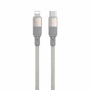 WK WDC-47 Magneto Series 1m PD35W Type-C to 8 Pin Fast Charging Magnetic Data Cable(Grey)