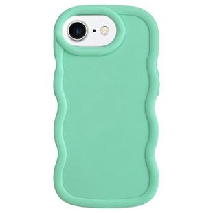 For iPhone 7 / 8 / SE 2020 2022 Big Wave Puff Shape TPU Phone Case(Green)