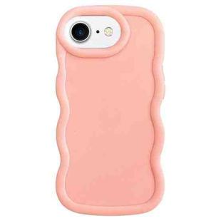 For iPhone 7 / 8 / SE 2020 2022 Big Wave Puff Shape TPU Phone Case(Pink)