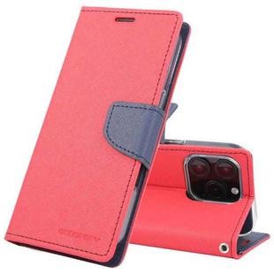 For iPhone 16 Pro Max GOOSPERY FANCY DIARY Cross Texture Leather Phone Case(Red)