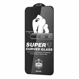 For iPhone 16 Pro Max WK WTP-091 King Kong 6D Curved HD Tempered Glass Film