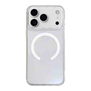 For iPhone 17 Pro Max Clear Acrylic TPU MagSafe Phone Case(Transparent)