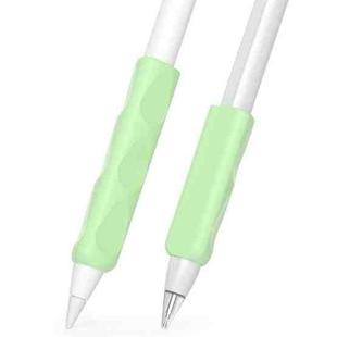 For Apple Pencil & Huawei M-Pencil Series Universal Stylus Silicone Protective Grip Cover(Green)