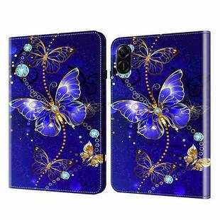 For Honor Pad X9 Crystal Texture Painted Leather Tablet Case(Diamond Butterflies)