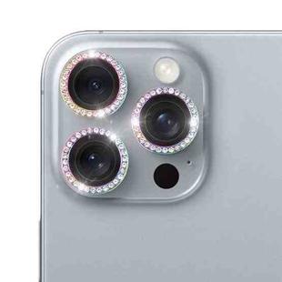 For iPhone 16 Pro / 16 Pro Max 9H Point Drill Camera Lens Protector Ring(Colorful)