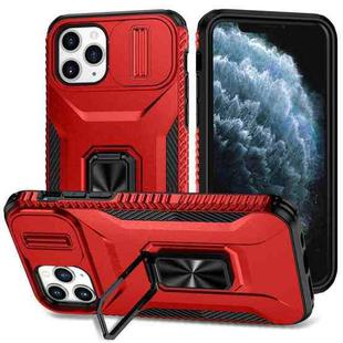 For iPhone 11 Pro Sliding Camshield Holder Phone Case(Red)