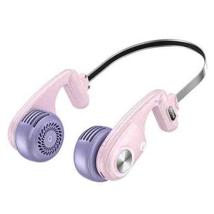 WEKOME WT-F26 Colorfon Series Neckband Fan(Purple Pink)