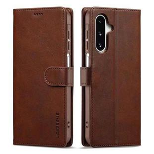 For Samsung Galaxy A17 5G LC.IMEEKE Calf Texture Leather Phone Case(Coffee)