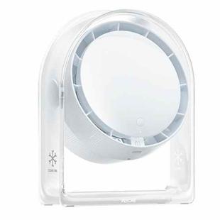 WEKOME WT-F25 Hurricane Transparent Desktop Fan(White)