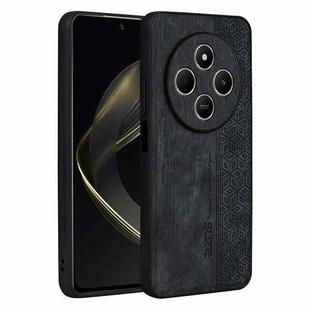 For Redmi 14C 4G / 14R AZNS 3D Embossed Skin Feel Phone Case(Black)