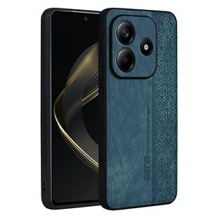 For Redmi Note 14 5G AZNS 3D Embossed Skin Feel Phone Case(Dark Green)