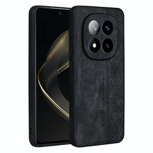 For Redmi Note 14 Pro+ 5G AZNS 3D Embossed Skin Feel Phone Case(Black)