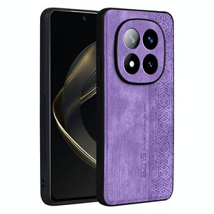 For Redmi Note 14 Pro+ 5G AZNS 3D Embossed Skin Feel Phone Case(Purple)